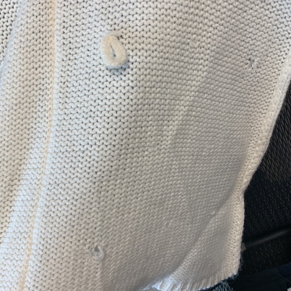 OOAK super long cream cardigan Duster - Picture 6 of 6